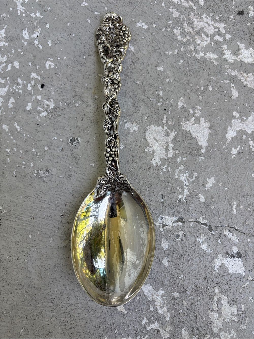 Vintage Godinger Sliver Vines Lg Spoon